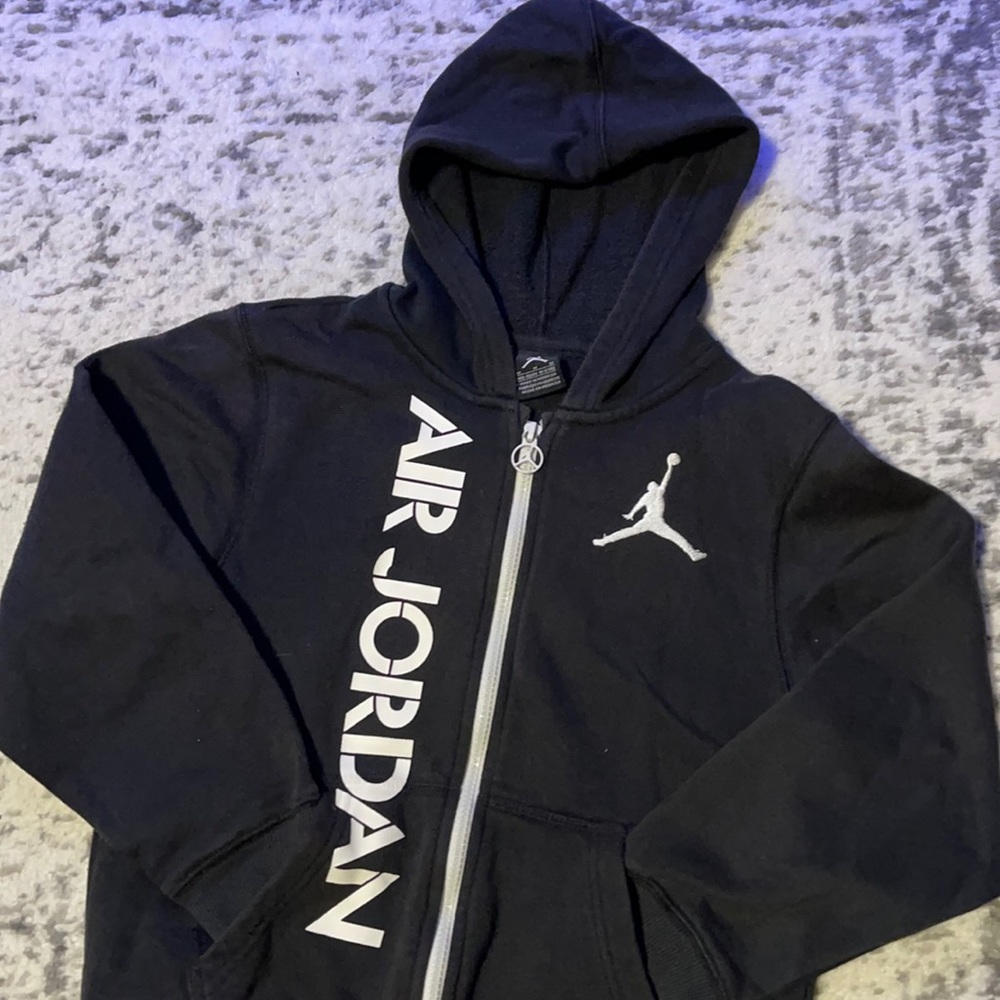 Micheal Jordan Zip Front Hoodie